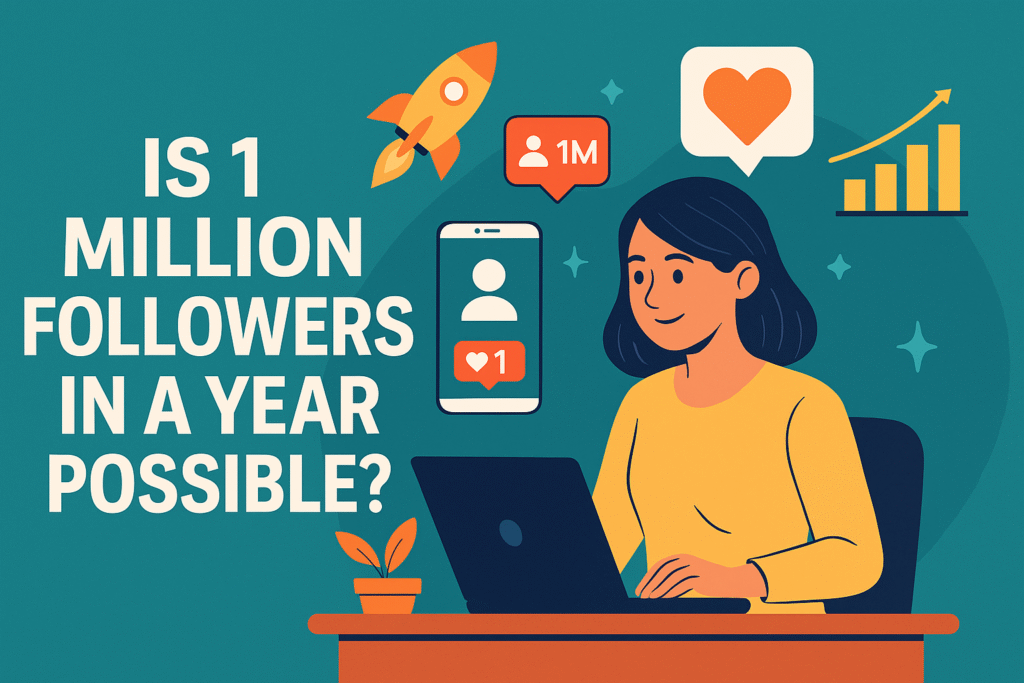 Is Hitting 1 Million Followers in a Year Possible