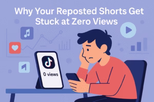 use the title: Reposting YouTube Shorts to TikTok? Why Your Views Are Stuck at Zero