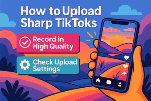 How to Upload Sharp TikToks