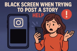 Instagram Stories Are Just a Black Screen