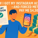 How I Got My Instagram Account Back—And Forced Meta to Pay Me $4,300