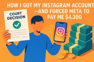 How I Got My Instagram Account Back—And Forced Meta to Pay Me $4,300