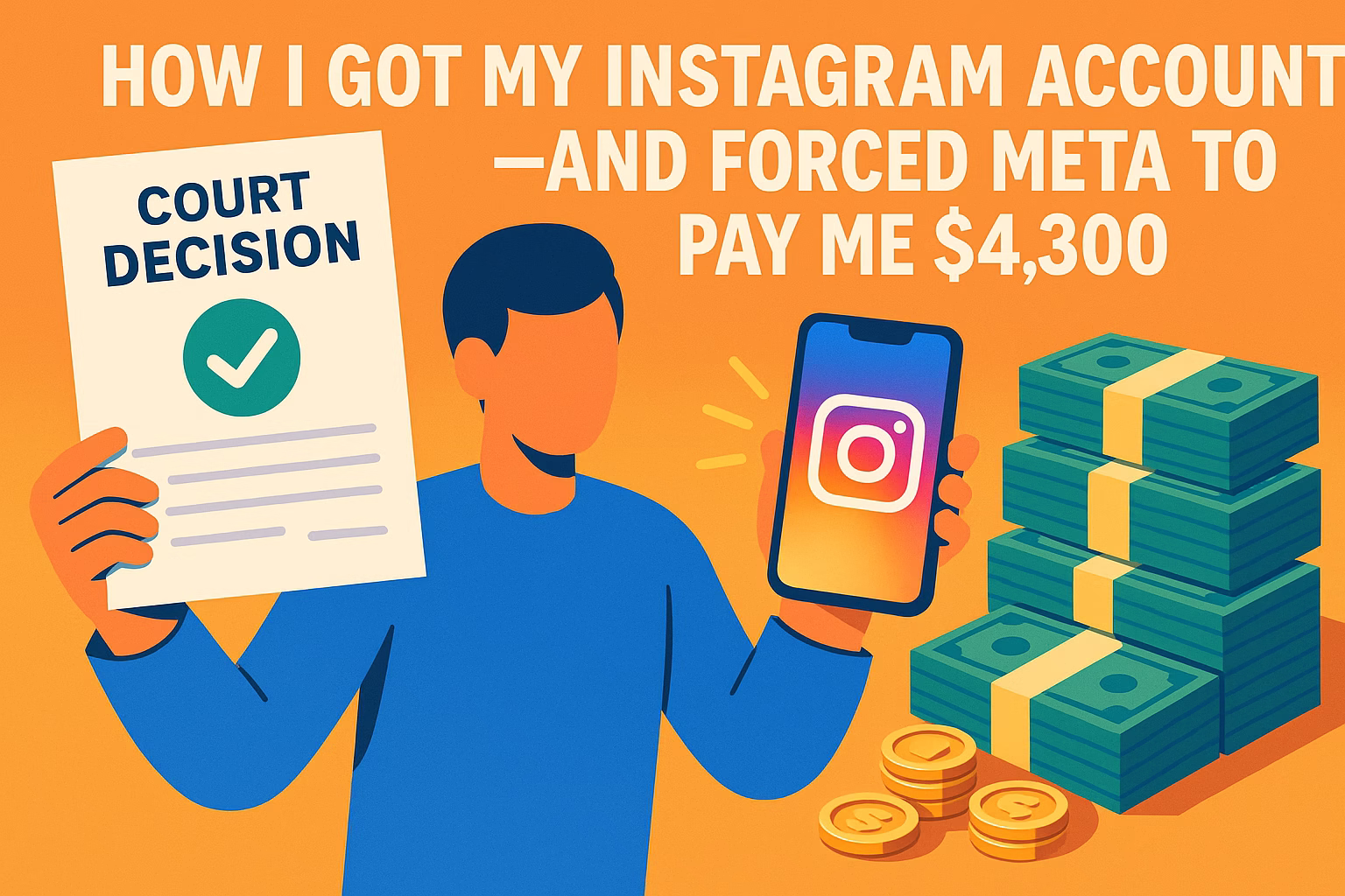 How I Got My Instagram Account Back—And Forced Meta to Pay Me $4,300